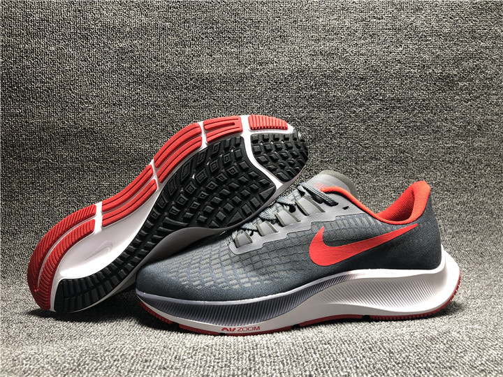 Nike Zoom Pegasus 37 Grey Red Shoes
